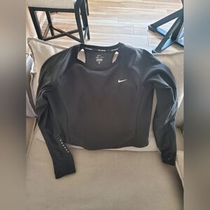Nike Women's Black Long Sleeve Top